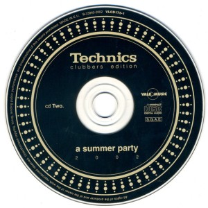 MASTERED -  Technics Clubbers Edition A Summer Party 2002   CD 2   MIXED ON VINYL