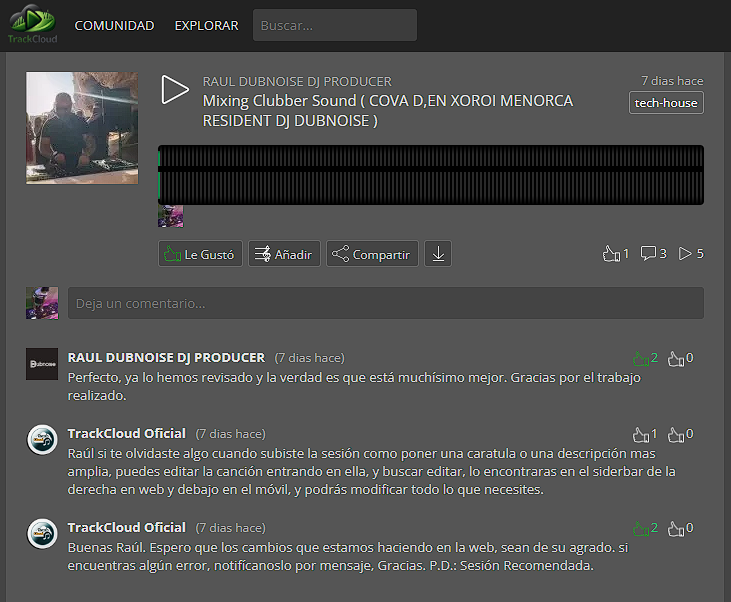 Estadísticas móvil